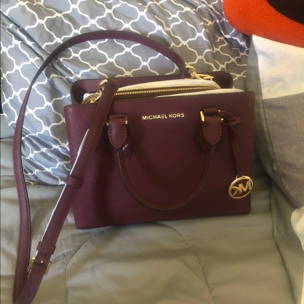 MICHAEL Michael Kors 
Camille Satchel  Purse NeW